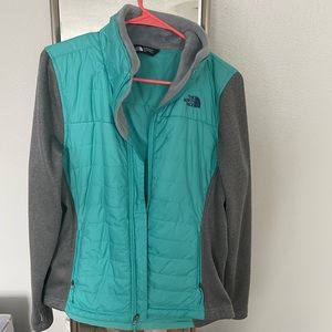 North Face blue/gray jacket